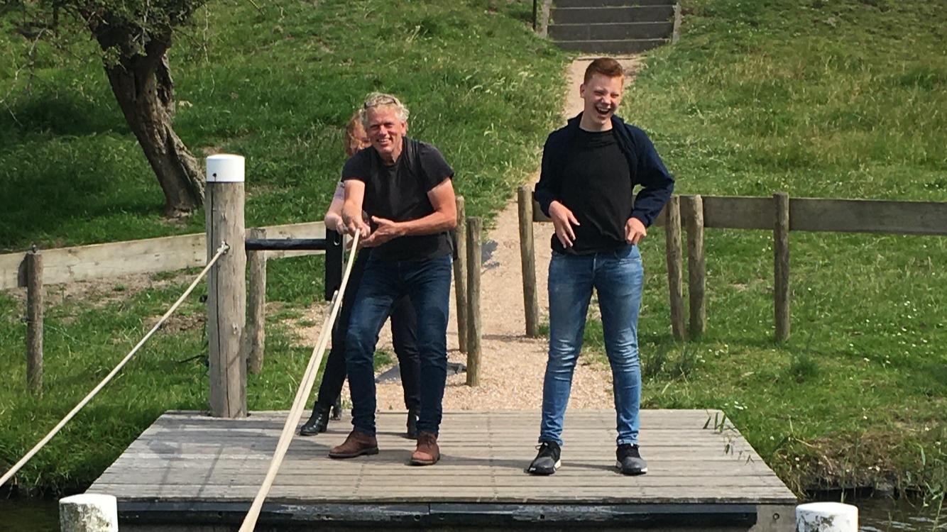 Met het pontje oversteken